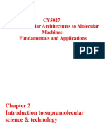 CY5027: Supramolecular Architectures To Molecular Machines: Fundamentals and Applications