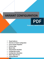 Variant Configuration: Prepared By: Ramesh Kumbum