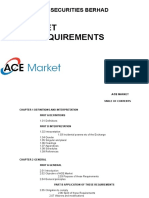 ACE Market Listing Requirements