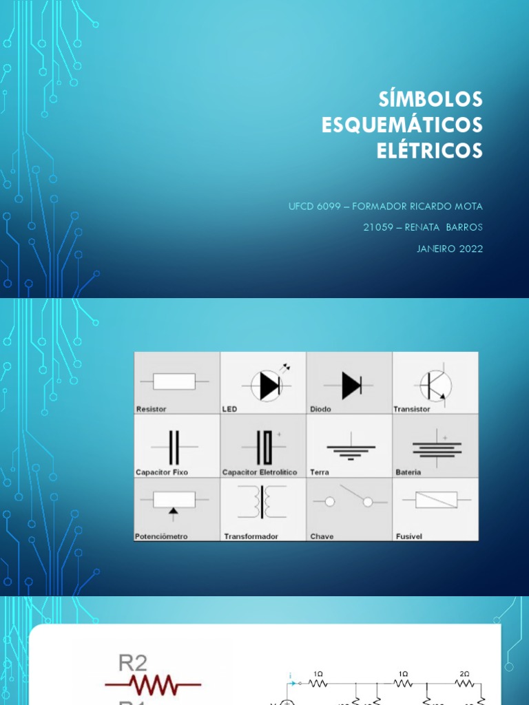 UFCD6099-21059 - Renata - Simbolos - Esquematicos - Eletricos | PDF