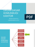 DASAR-DASAR KOMUNIKASI KANTOR - Proses Komunikasi