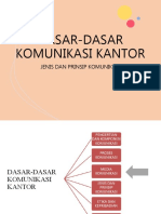 DASAR-DASAR KOMUNIKASI KANTOR - Jenis Dan Prinsip Komunikasi