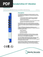 3500 44M Aeroderivitive GT Vibration Monitor Datasheet 143441 PDF