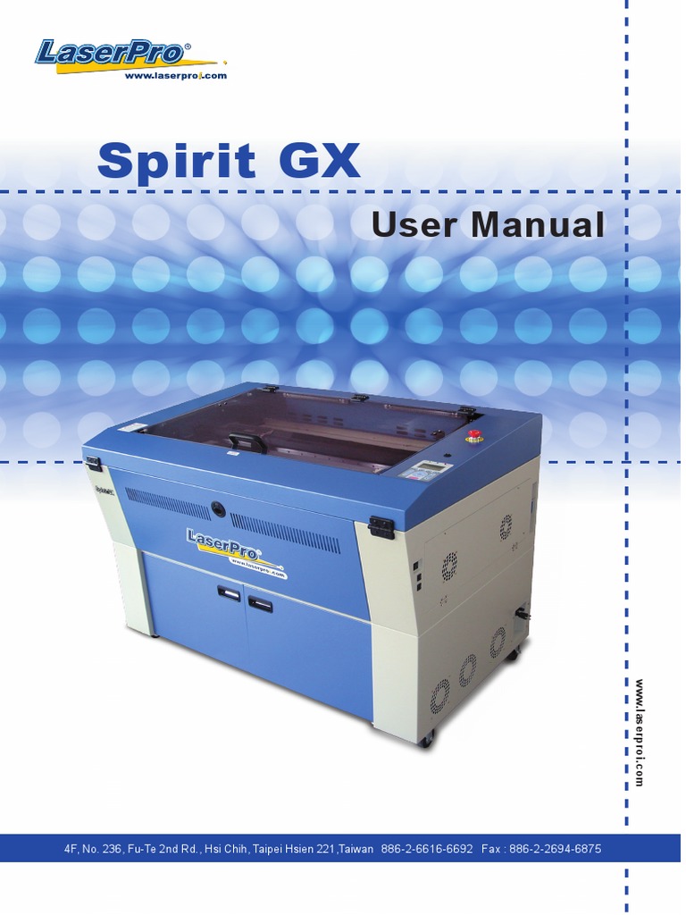 Spirit GX User Manual PDF Usb Computer Monitor