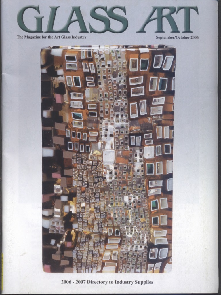 Glass Art Magazine 2006 10 PDF Crafts