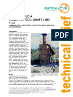 How To Build A Small Vertical Shaft Lime Kiln: An Example of A Continuous Production, Mixed Feed Kiln From Zimbabwe