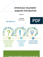 Subiectul 1. Managementului Resurselor Umane-Aspecte Introductive