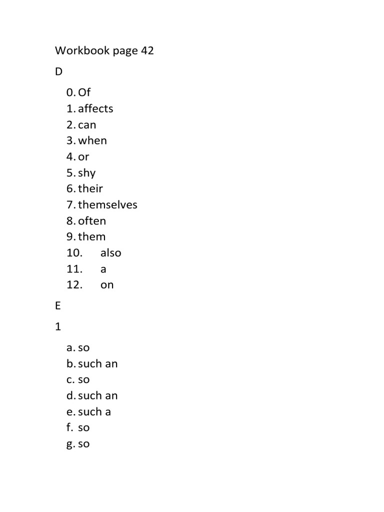 Workbook Page 42 Pdf