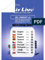 Quick Setup Guide: WL-5460AP v2