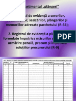 Unitatea Nr. 6 - Compartimentul Plangeri R 9 Si R 34