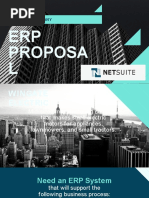 Netsuite Company Presents: ERP Proposa L