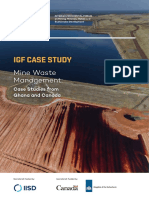 Igf Case Study: Mine Waste Management