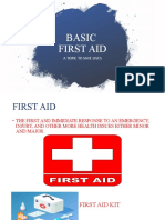 Basic First Aid: A Topic To Save Lives