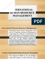 IHRM-International Human Resource Management