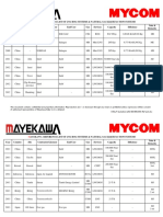 MAYEKAWA Ref List LNG