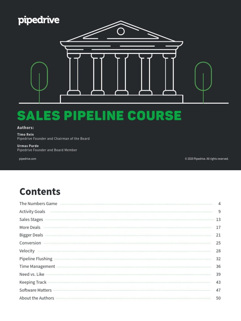 Sales Pipeline Course by Pipedrive | PDF | Sales | Decision Making