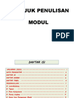 Petunjuk Penulisan Modul