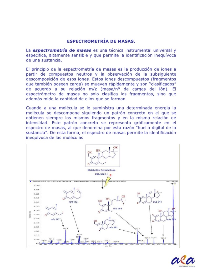 Espectrometria de Masas | PDF