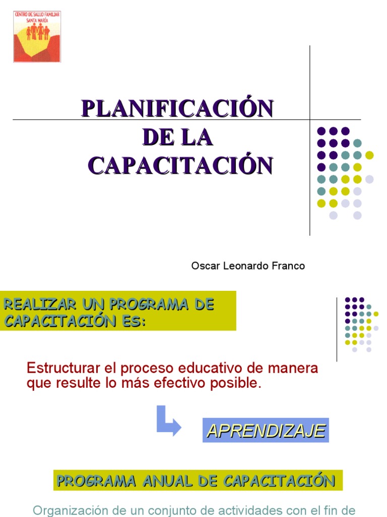 Como Hacer Un Plan de Capacitacion (35 Paginas) | PDF | Aprendizaje ...