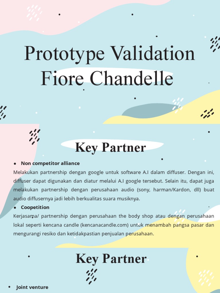 Entre Prototype Validation Fiore Chandelle | PDF