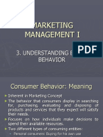 Marketing Management I