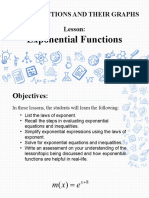 Exponential Equations, Inequalities