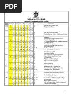 King'S College: School Calendar (2020-2021) | PDF | Public Holiday |  Holidays