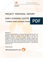 Project Proposal Report: Early Learning Centre