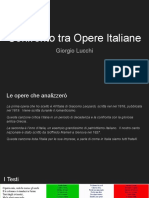 Confronto tra Opere Italiane