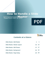 How To Handle A Slide Master