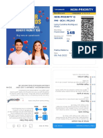 Travel plans and boarding pass details for Leiny Carolina