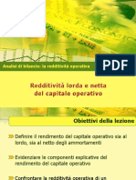 LEZ F Analisi Redditività Operativa - 2018