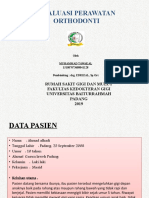 Evaluasi Ortho M.tawakal Pak Ed