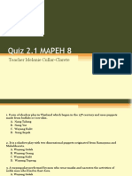 Mapeh 8 Quiz