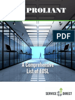 HP - Proliant: A Comprehensive List of EOSL
