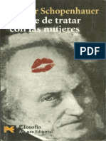 ZArthur-Schopenhauer - El Arte de Tratar Con Mujeres.