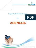 Program Outline & Pricing Proposal AbengoaV1