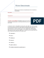 PRATICA - Modulo Vicios Emocionais - Identificar os vicios emocionais