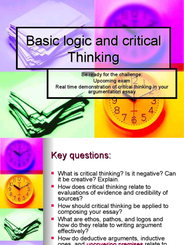 logic and critical thinking pdf chapter 3