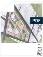 Diseño de plano de terreno universitario en Cusco