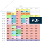 Horario semanal celostina