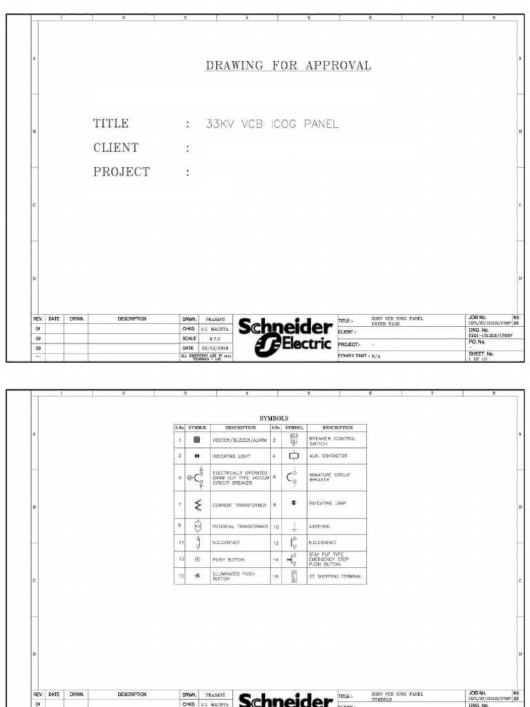 33 KV Indoor Type VCB Panel Schneider | PDF