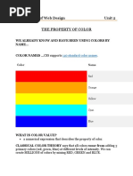 SPS - Class Notes COLOR Theory