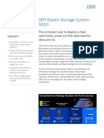 SSG - Elastic Storage Server ESS5000 Datasheet