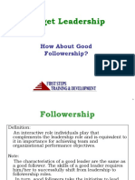 Forget Leadership: How About Good Followership?