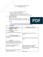 Detailed Lesson Plan For Music 8-No1