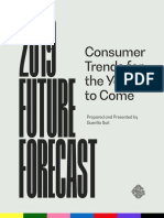 2019 Future Forecast: Consumer Trends For The Year To Come