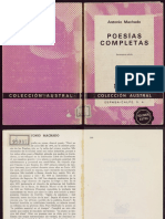Poersía Completa 1978 Antonio Machado