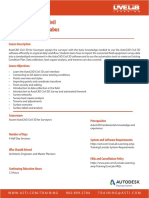 Civil 3D For Surveyors Syllabus