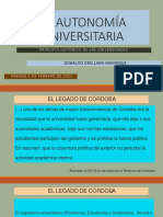 La Autonomía Universitaria